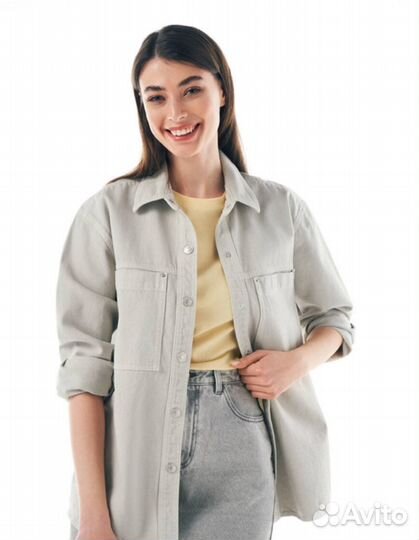 Рубашка джинсовая женская