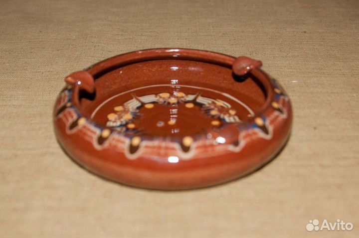 Пепельница Троянская керамика Болгария СССР 70-е г