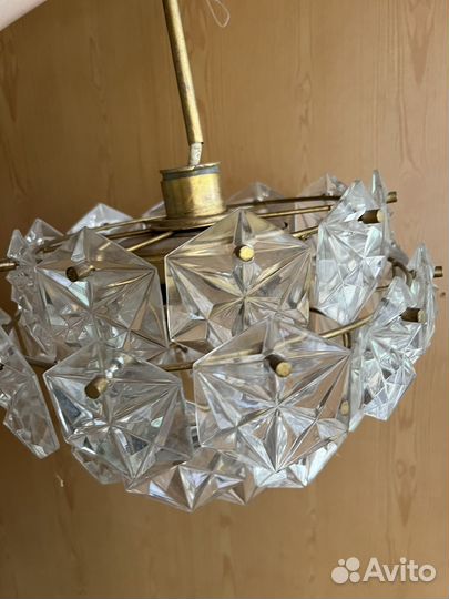 Люстра хрустальная винтажная