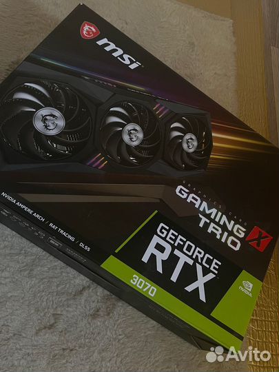 Msi RTX 3070 gaming x trio