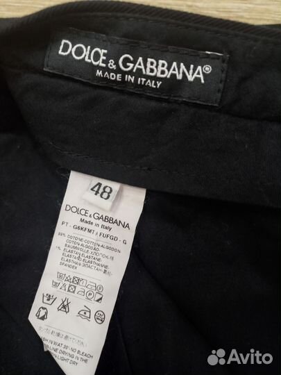 Брюки мужские dolce gabbana 48 размер