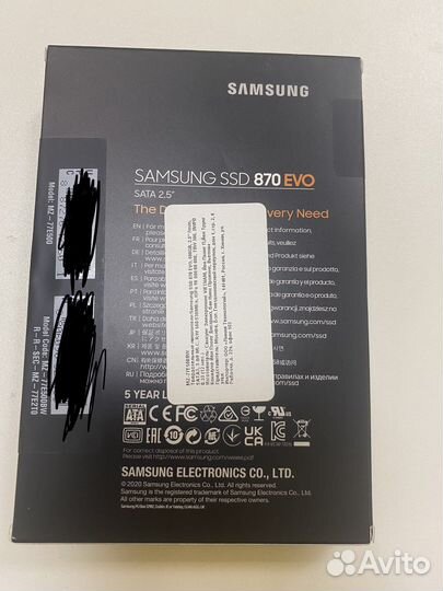 Ssd Samsung 870 evo 500gb