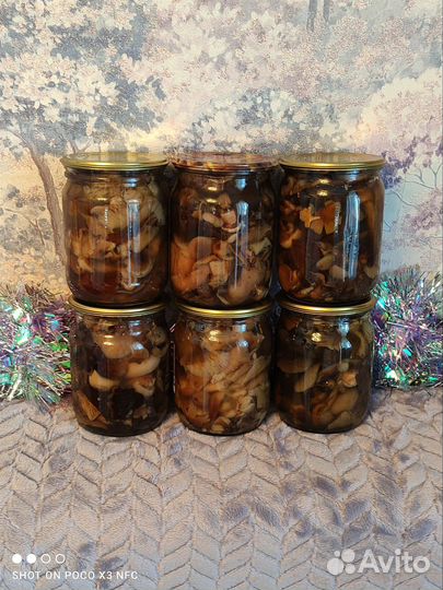 Грибы опята маринованные