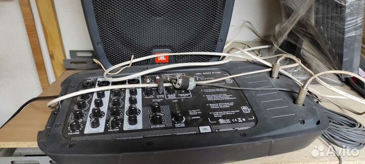 Колонки + микшер JBL eon210p