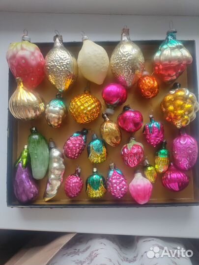 Елочные игрушки СССР