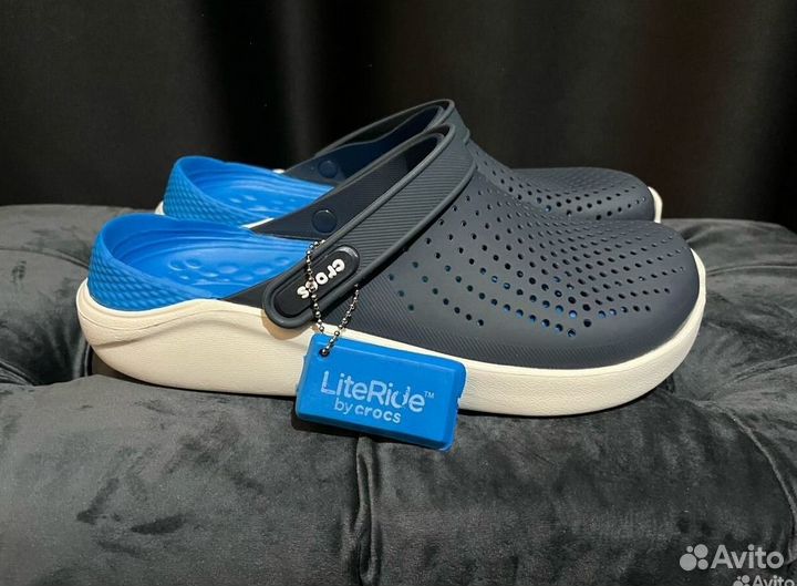 Crocs LiteRide Кроксы Сабо синие