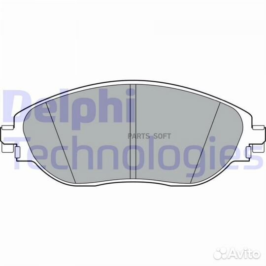 Delphi LP3368 Колодки тормозные VW tiguan allspace