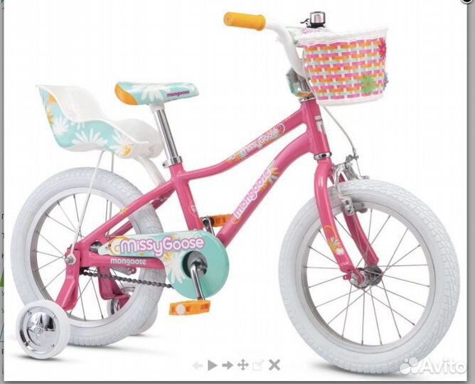 Детский велосипед Mongoose Missygoose 16 W (2019)
