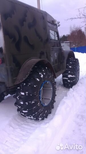 Вездеход на колесах низкого давления