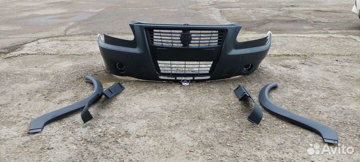 Бампер на Газель-Бизнес с обвесом. Новый
