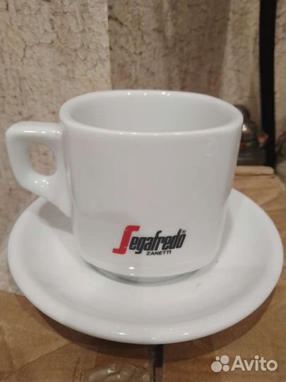 Чашка с блюдцем новый