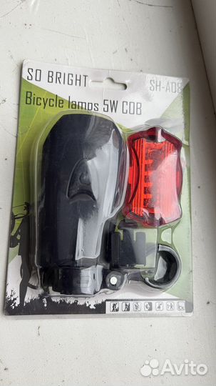 Комплект велосипедных фонарей SO bright SH-A08