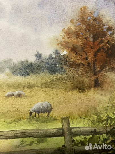 Акварельная картина