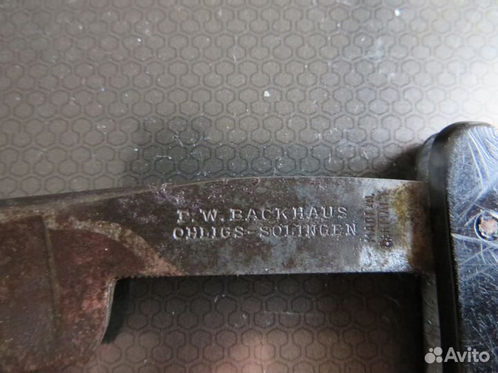 Антикварная опасная бритва фирмы F. W. Backhaus