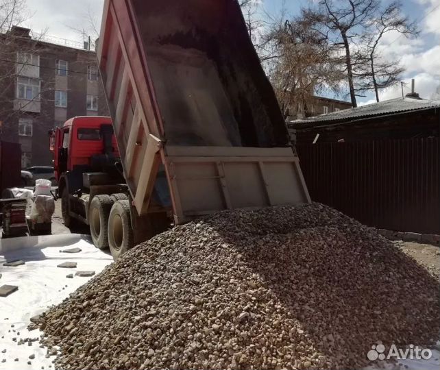 Щебень, Керамзит с доставкой от 1 м3