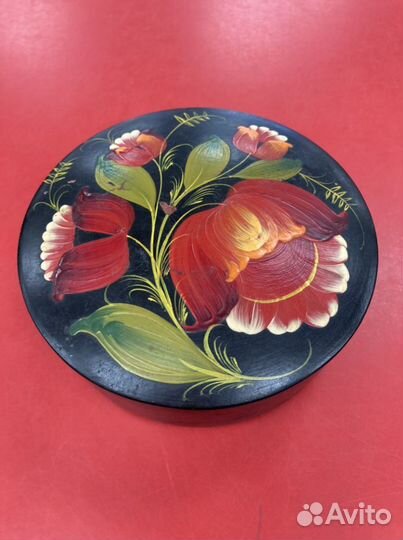 Шкатулка деревянная СССР, винтаж