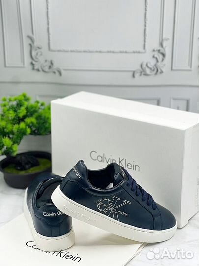 Кроссовки Calvin Klein кожаные