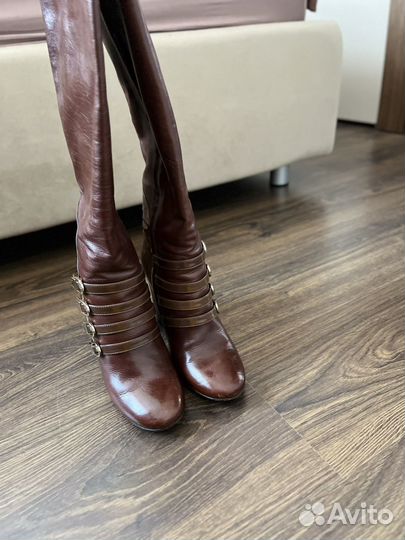 Сапоги женские натуральная кожа 37