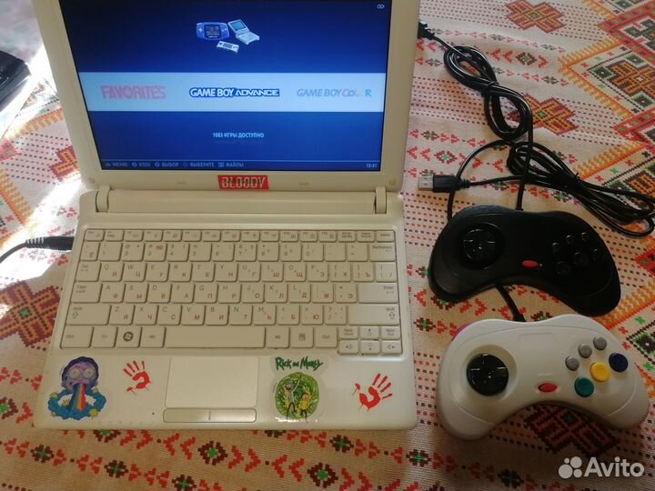 Ретро-консоль на базе samsung n150 plus 