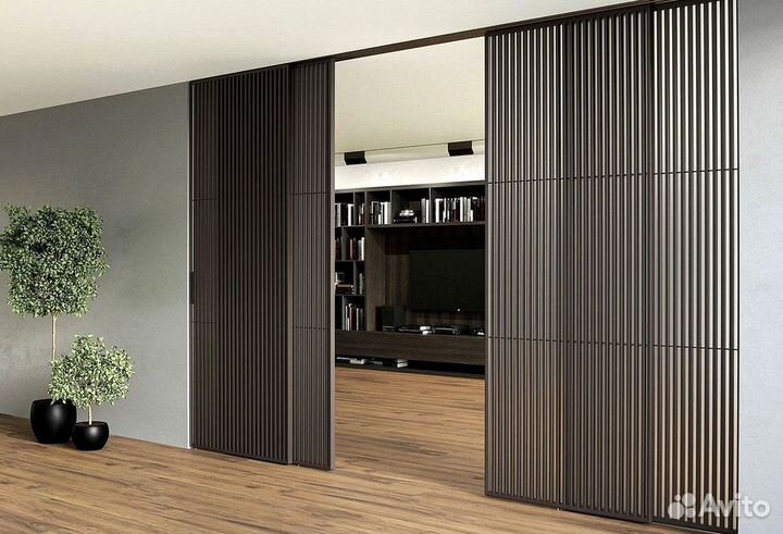 Межкомнатная перегородка из реек