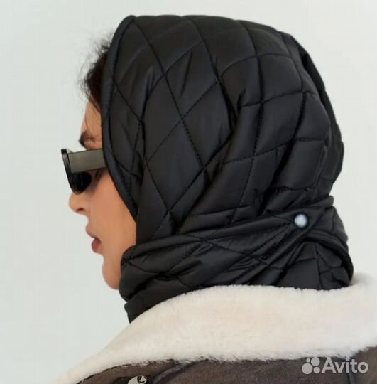 Платок косынка дутая новая теплая