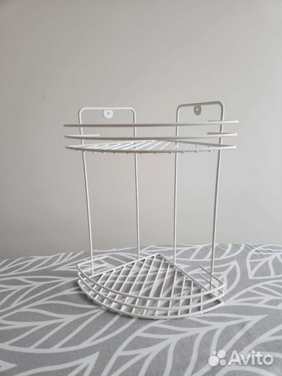 Полка настенная белая