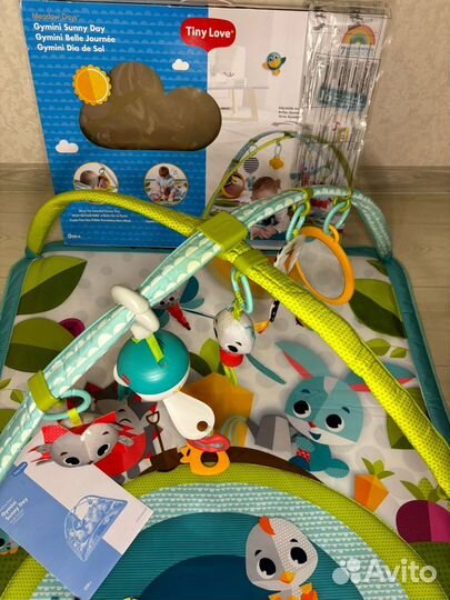 Развивающий коврик tiny love солнечная полянка
