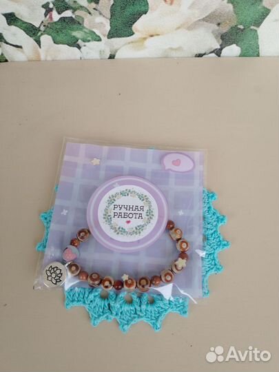 Браслеты из натурального камня, ручной работы