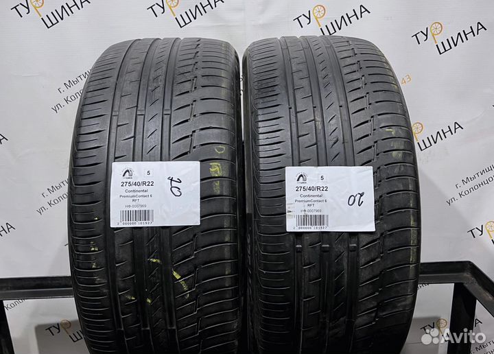 Continental PremiumContact 6 275/40 R22 94Y