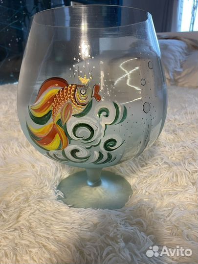 Аквариум в виде бокала 7 литров