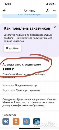 Аренда авто с водителем