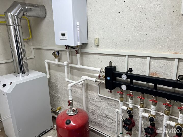 Монтаж систем отопления,водоснабжения, котельного