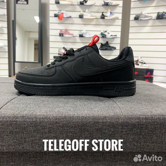 Кроссовки Nike Air Force 1 low черные