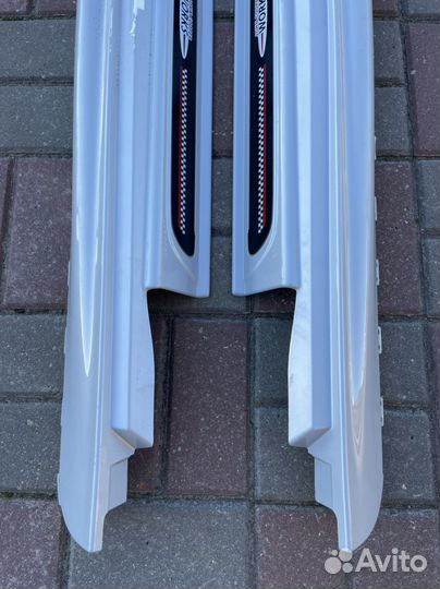 Накладки на пороги mini F56 F57 JCW