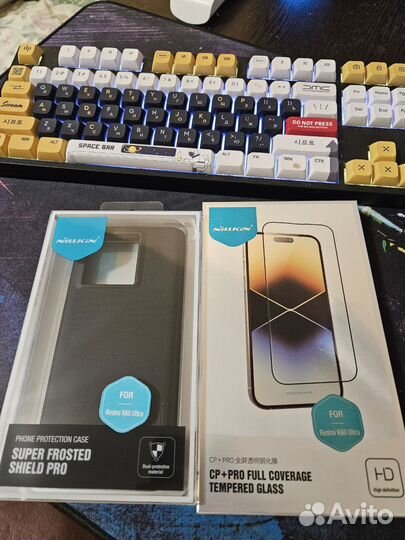 Чехол и стекло nilkin xiaomi 13t