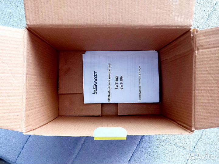 Коробка от автомобильного компрессора