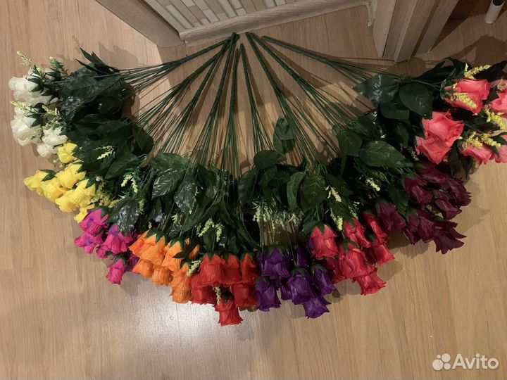 Букет из искусственных роз