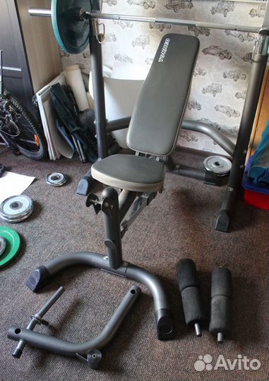 Силовая скамья и стойки Torneo G424