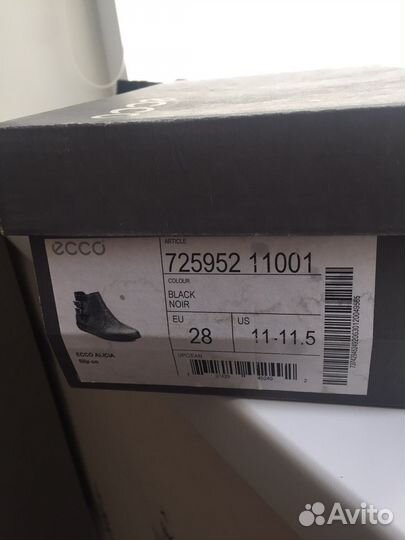 Ботинки детские ecco