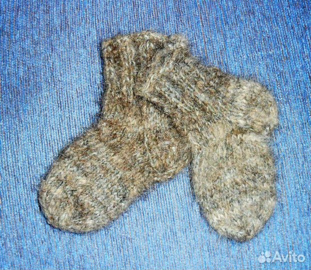 Носки детские из собачьего пуха