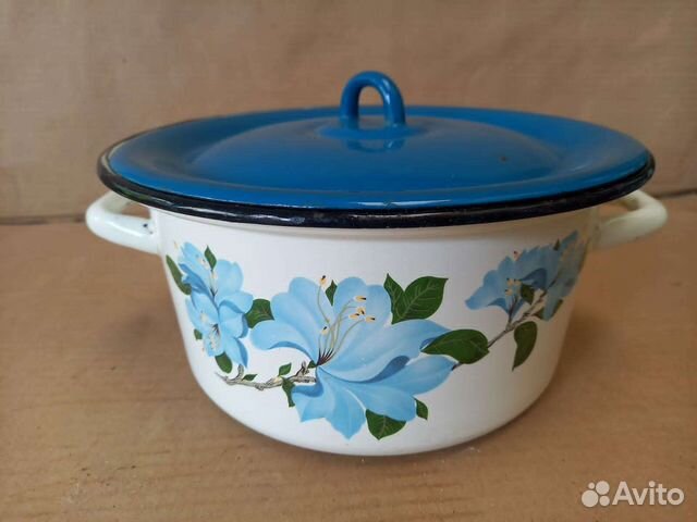 Кастрюли эмалированные 3,5 л и 4,5 л