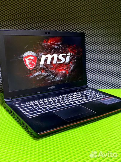 Игровой ноутбук Msi i5/16/1TB/GTX 960