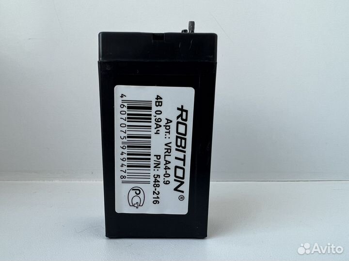 Аккумуляторы 4V 0.3Ah/0.7Ah/0.9Ah/1Ah свинц.-кисл