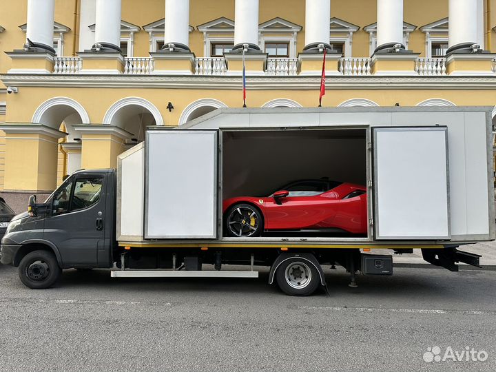 Крытый эвакуатор-автовоз по России