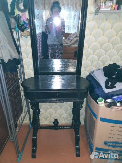 Гримерное зеркало со столом бу Антиквариат