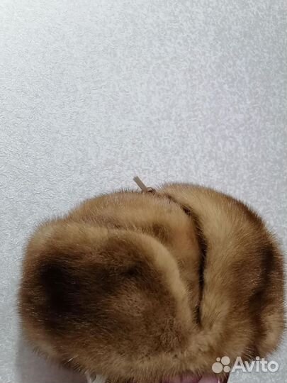 Норковая шапка мужская