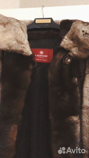 Шуба норковая с капюшоном 44-46