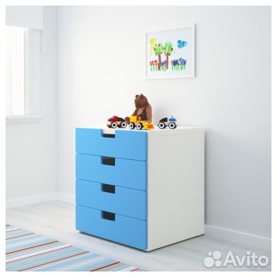 Икеа шкаф и стол скамья с ящиком детская мебель