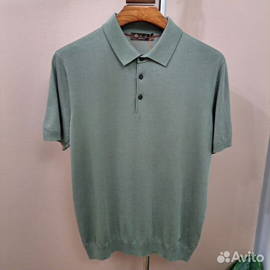 Футболка поло loro piana premium трикотаж
