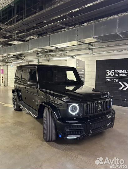 Губа на бампер Mercedes G-class стиль Brabus